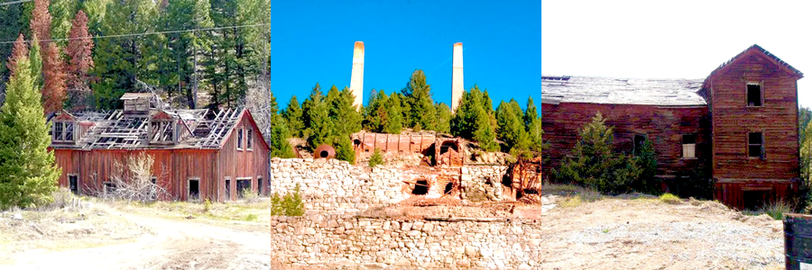 Kirkville Ghost Town ✯ 100-Stamp Mill for Montana's Silver Queen