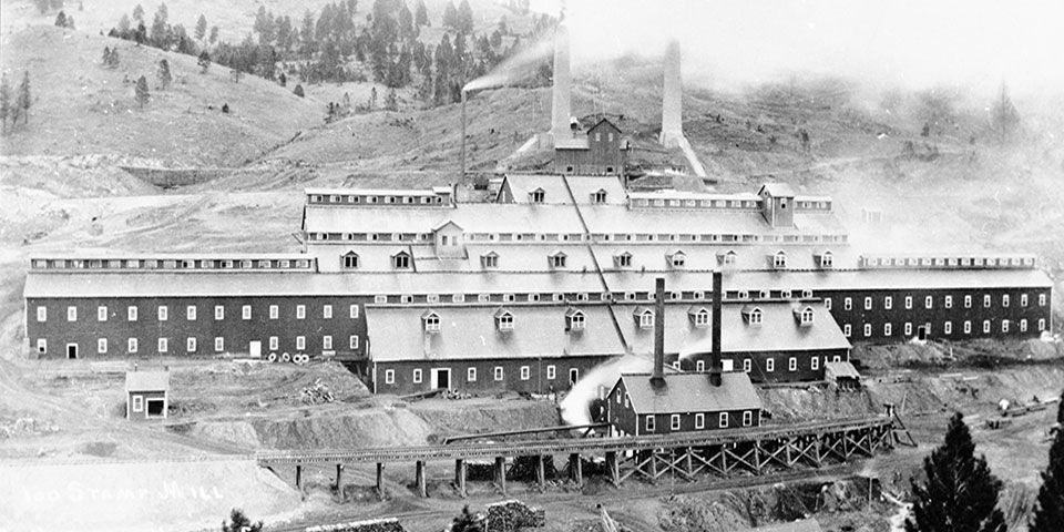 Bi-Metallic 100-Stamp Mill Built in 1888 ✯ Kirkville Ghost Town Today