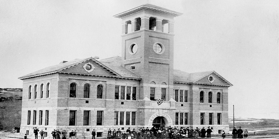 Opening Day 1896 ✯ Philipsburg Elementary ✯ Montana's Oldest Operating school